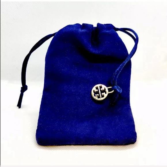 Tory Burch Miller Hoop Logo Hook Earrings - Picture 3 of 8